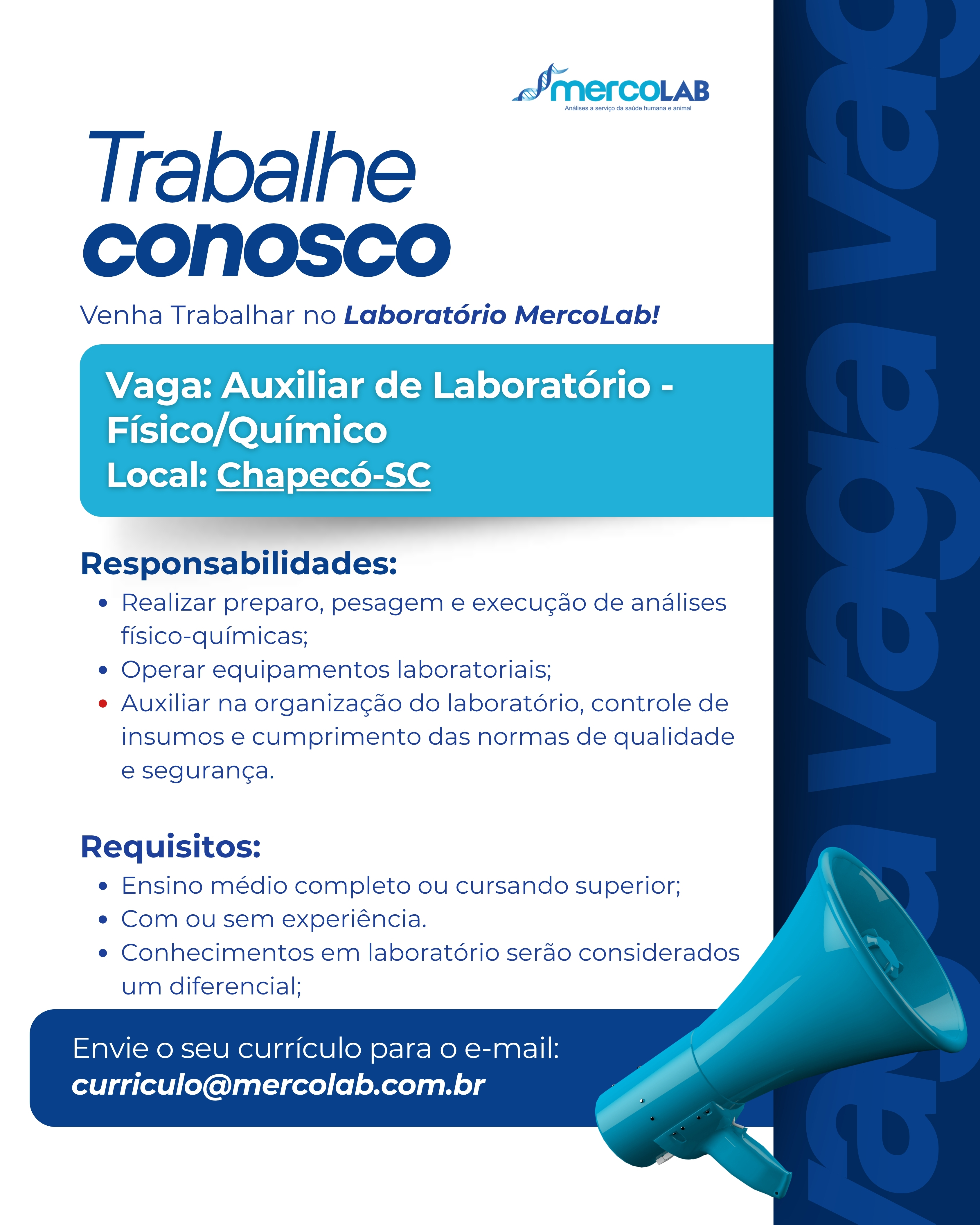 Auxiliar de Laboratório